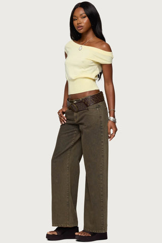Michaela Luxe Off-Shoulder Top