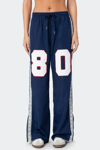 Retro Vibe Nylon Track Pants