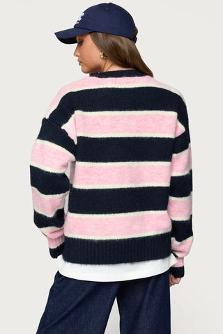 Marlow Striped Knit Sweater