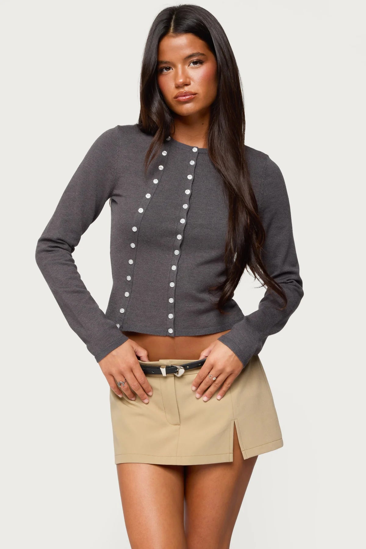 Alba Button Up Knit Cardigan