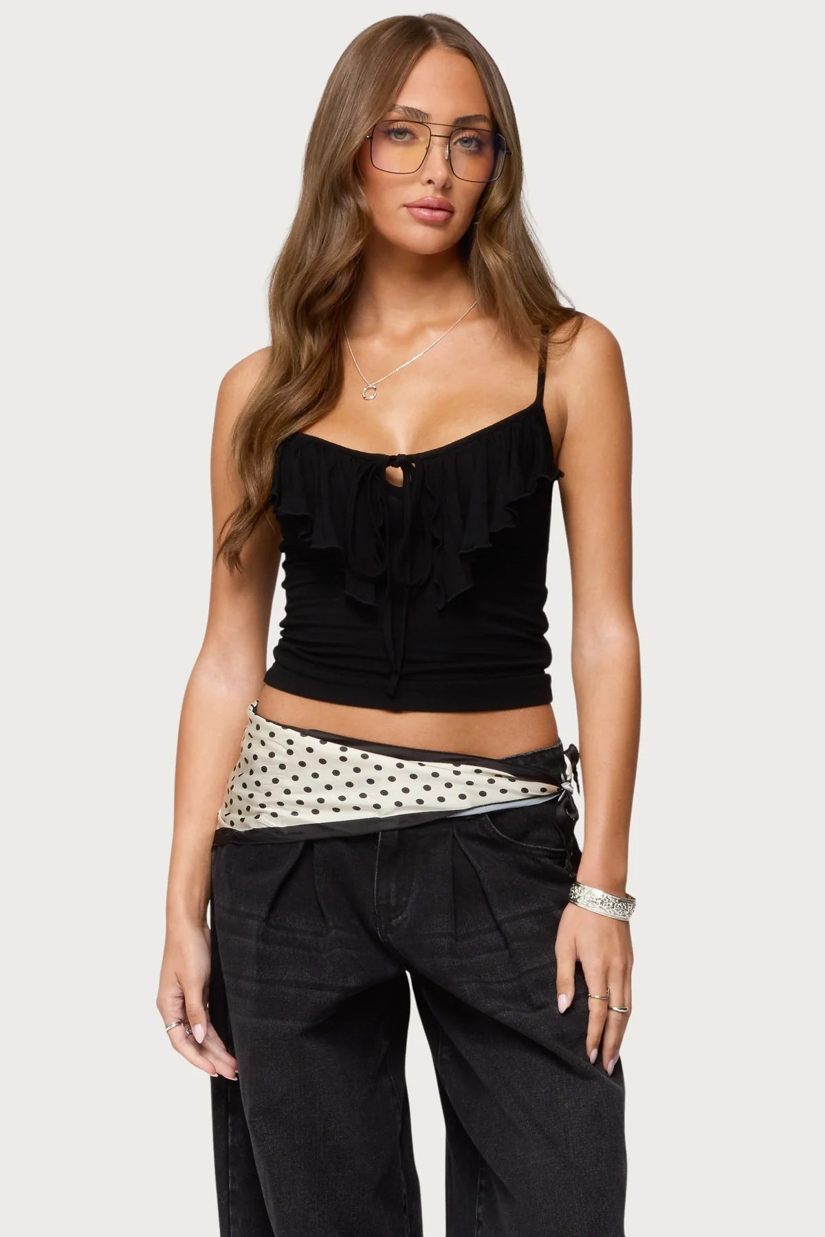 Jezebel Ruffle Tank Top