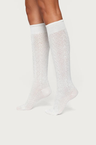 Cable Knit Socks
