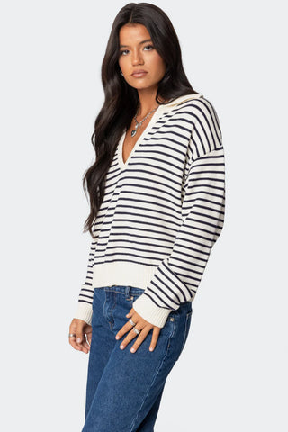 Striped Oversized Sweater