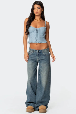 Knitted Lace Tank Top