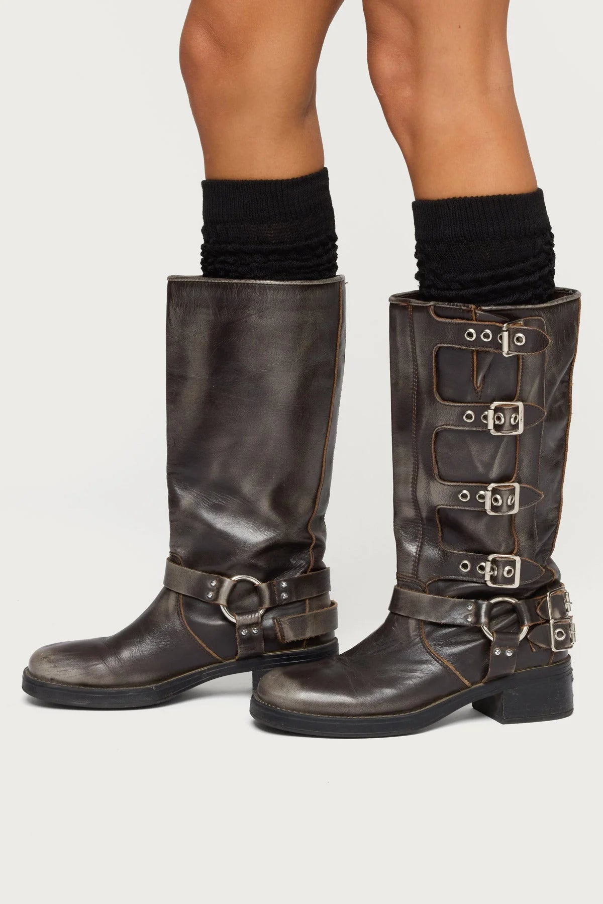 Knee High Scrunch Socks