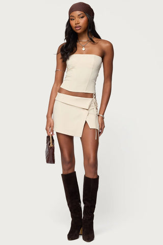 Selena Chic Asymmetric Wrap Skirt