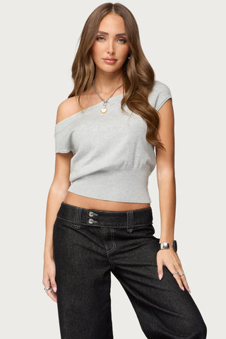 Michaela Luxe Off-Shoulder Top