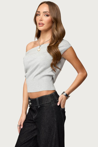 Michaela Luxe Off-Shoulder Top