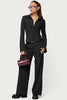 Pinstripe Tailored Button Up Shirt