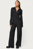 Pinstripe Tailored Button Up Shirt