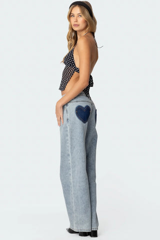 Dotty Drape Top
