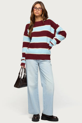 Marlow Striped Knit Sweater