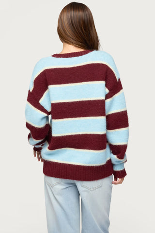Marlow Striped Knit Sweater