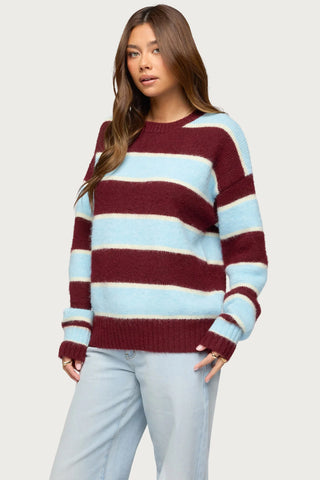 Marlow Striped Knit Sweater