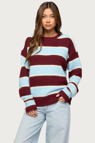 Marlow Striped Knit Sweater