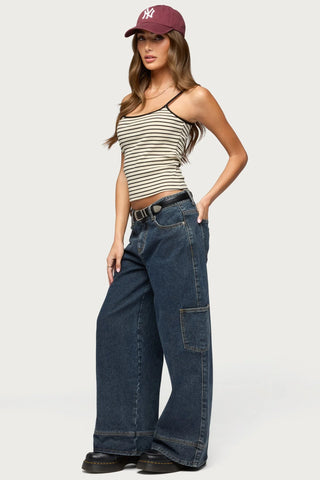 Tessa Ribbed Stripe Top