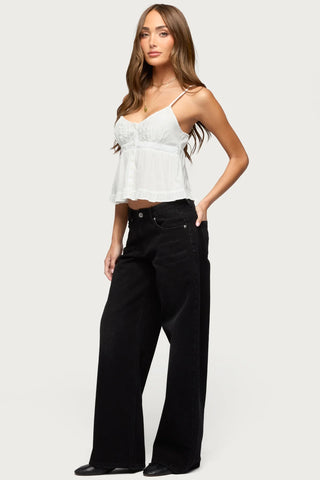 Rogue Distressed Low-Rise Jeans
