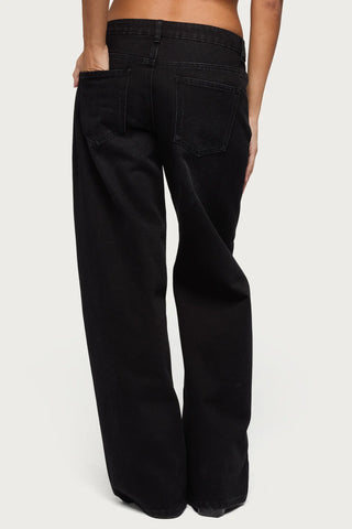 Rogue Distressed Low-Rise Jeans
