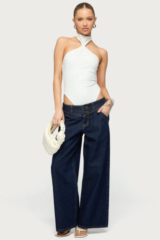 Jimana Halter Neck Bodysuit