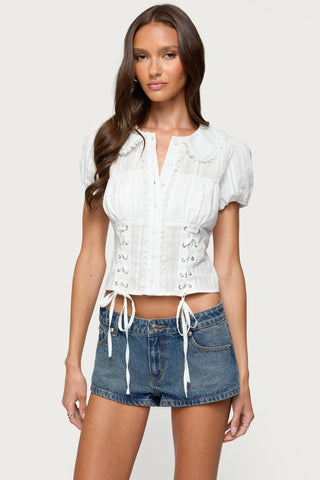 Valera Cotton Tailored Button Up Shirt