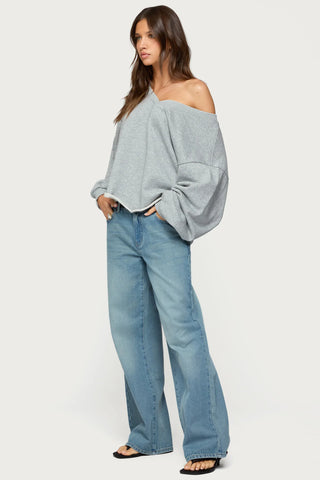 Rogue Distressed Low-Rise Jeans