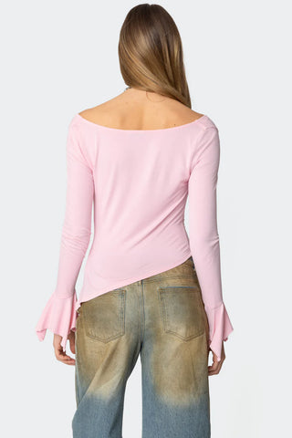 Lyric Draped Asymmetric Top