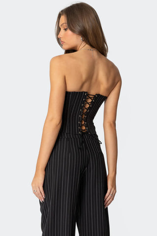 Vivienne Pinstripe Corset