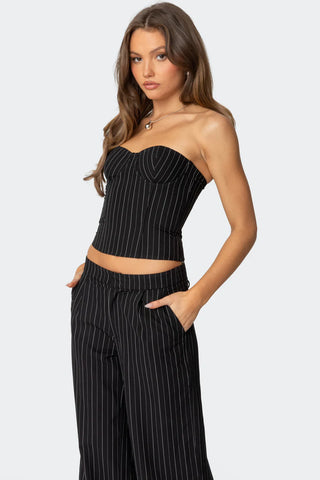 Vivienne Pinstripe Corset