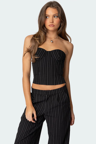 Vivienne Pinstripe Corset