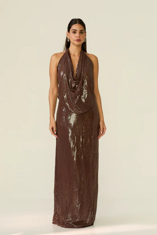 Cappuccino maxi skirt