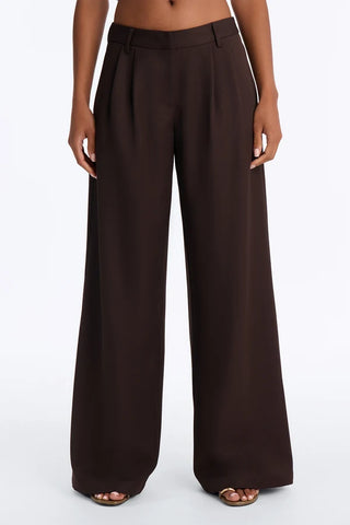 Jet Days High Rise Pleated Wide Leg Trouser