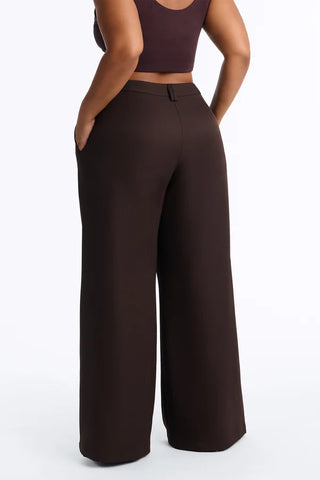 Jet Days High Rise Pleated Wide Leg Trouser