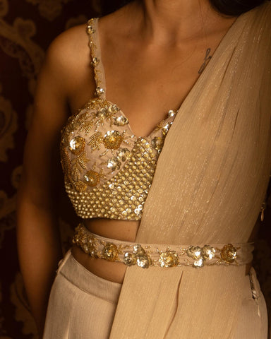 Golden Sharara Set