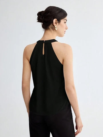Paris Minimalist Sleeveless Blouse