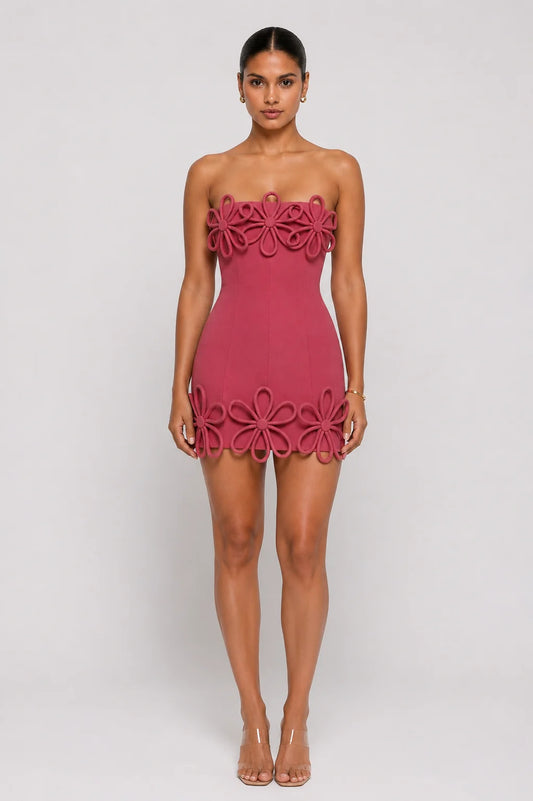Plumeria Mini Dress