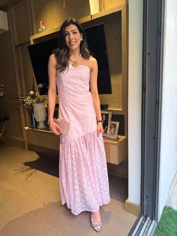 Peaches Lace Dress