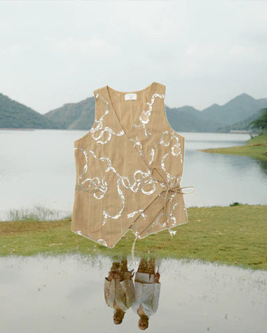 Star girl wrap top + pants