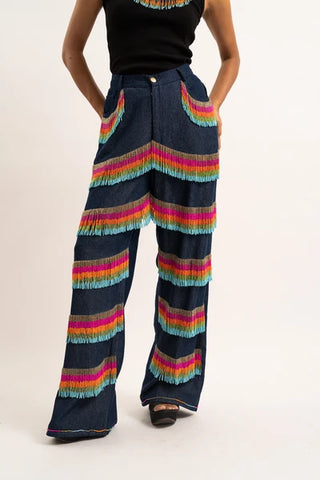 Rainbow Tassel Tank