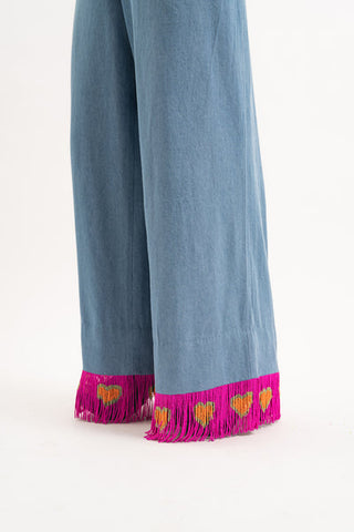 Tassel love story pants