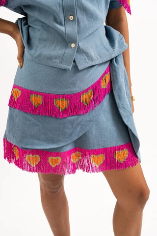 Tassel love story shirt