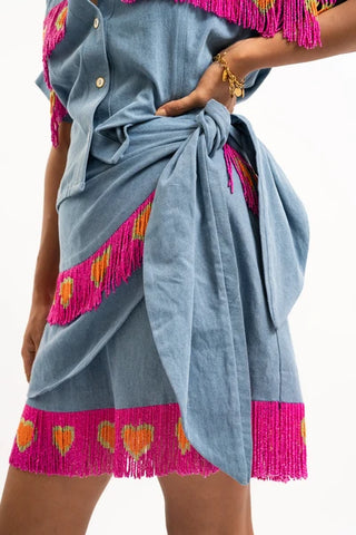 Tassel Love Story Skorts