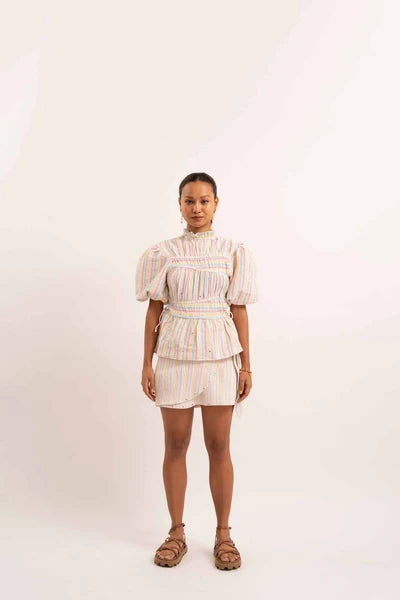 Pastel parade skorts