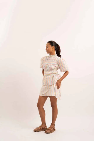 Pastel parade skorts