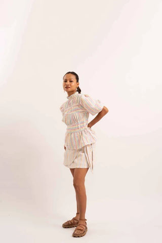 Pastel parade skorts