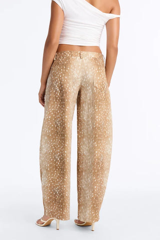 Deerly Beloved Low Rise Barrel Leg Pant