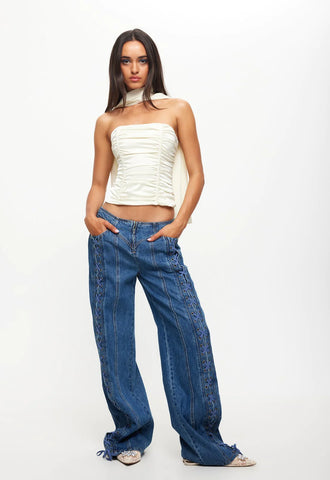 Day Dream Tie Up Jeans