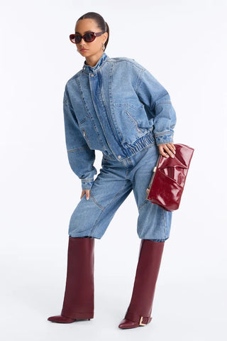Just My Luck Overlay Heeled Boots