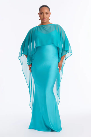 Staying True Satin Maxi Dress