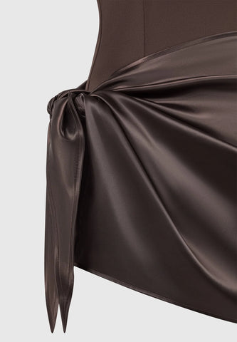 Noir Wrap Bodycon