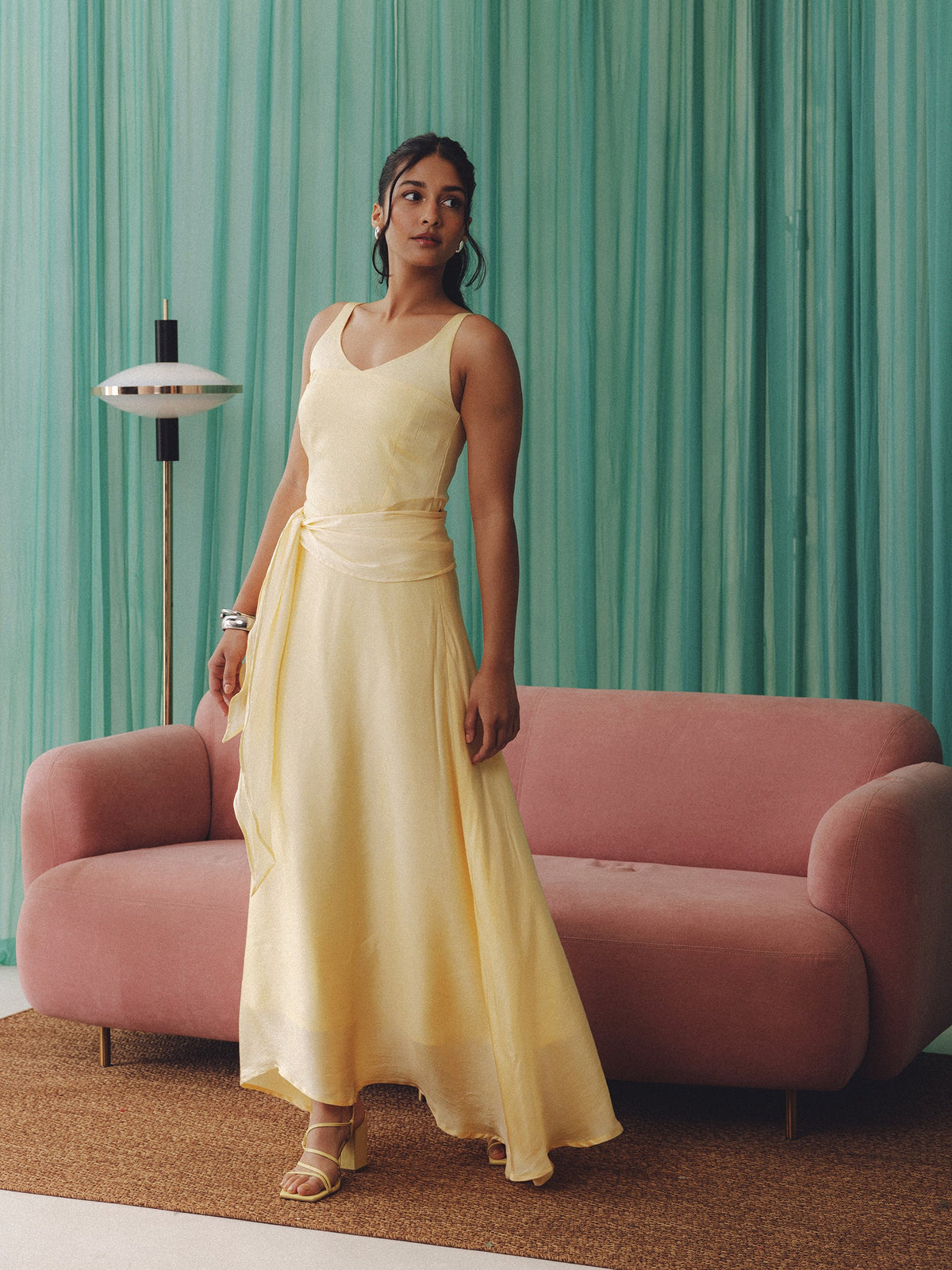 Savannah Satin dress